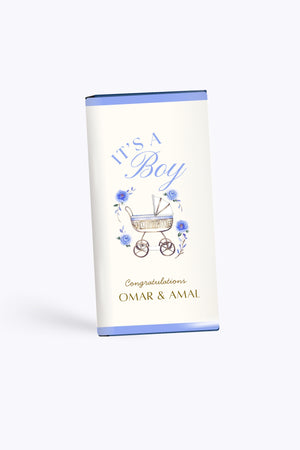 Personalised Its A Boy Chocolate