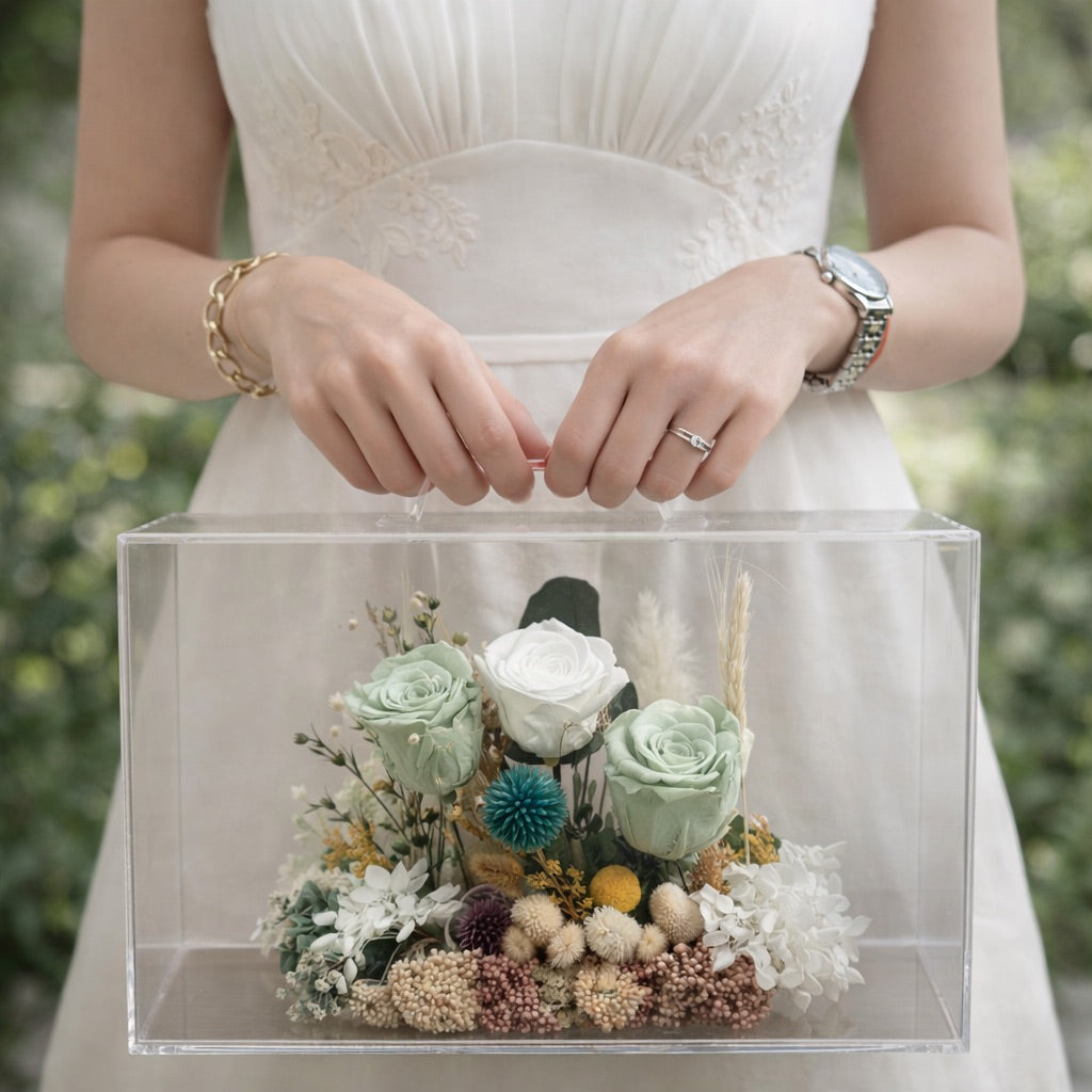 Mint Green Large Eternal Bloom