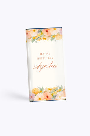 Personalised Happy Birthday Chocolate