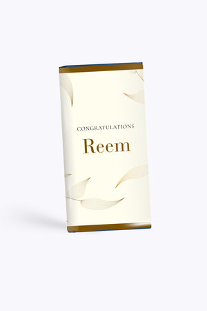 Personalised Congratulations Chocolate