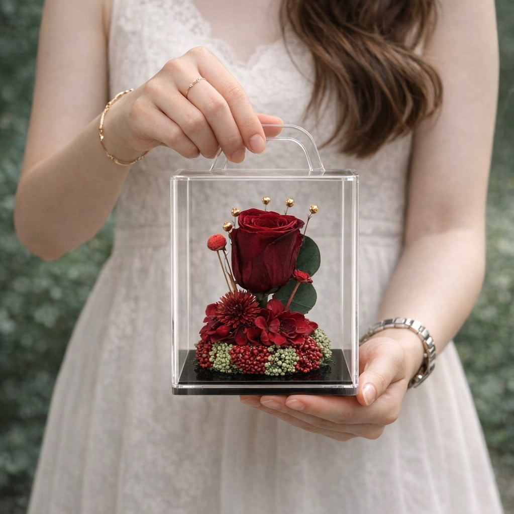 Small Red Eternal Bloom