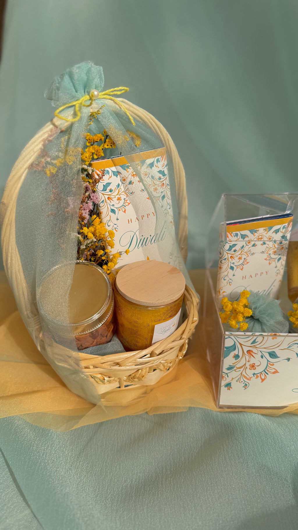 Marigold Mint Basket