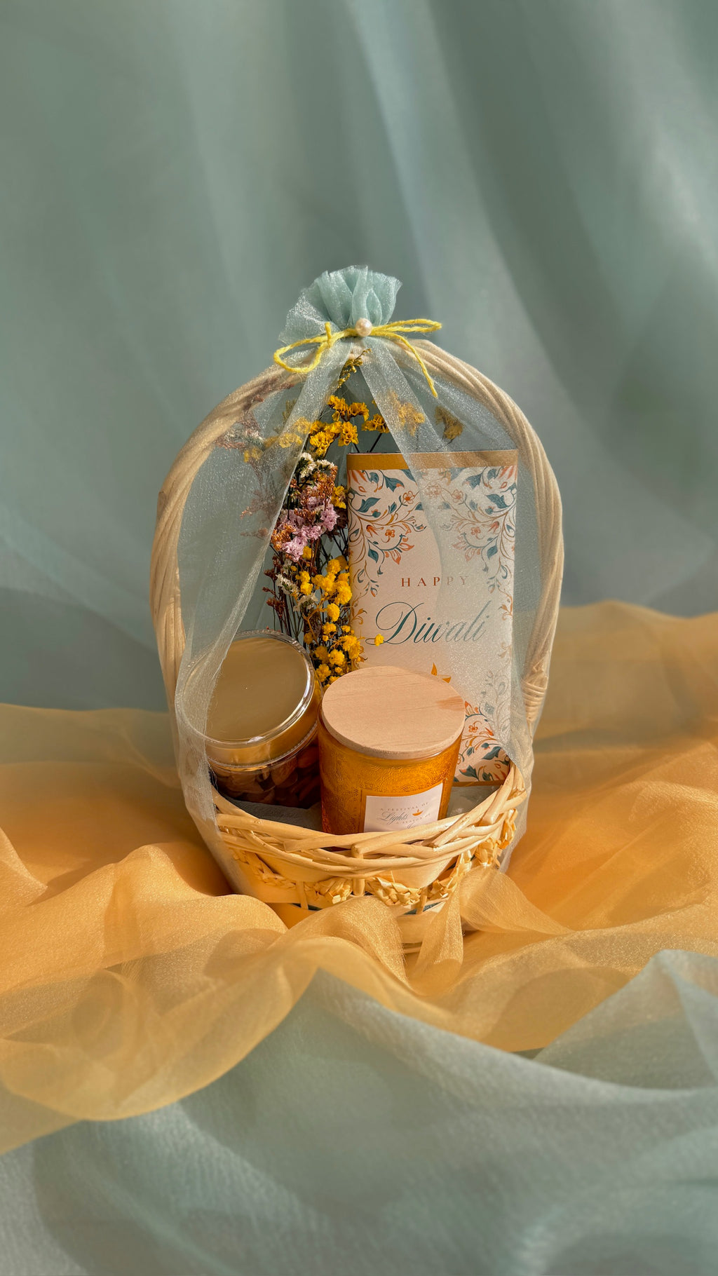 Marigold Mint Basket