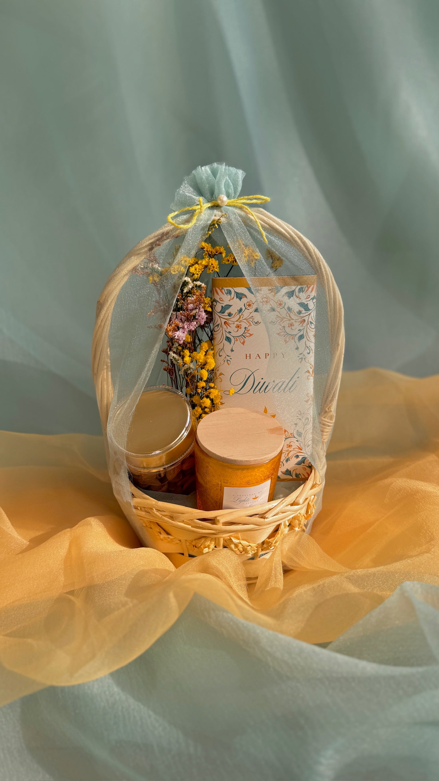 Marigold Mint Basket
