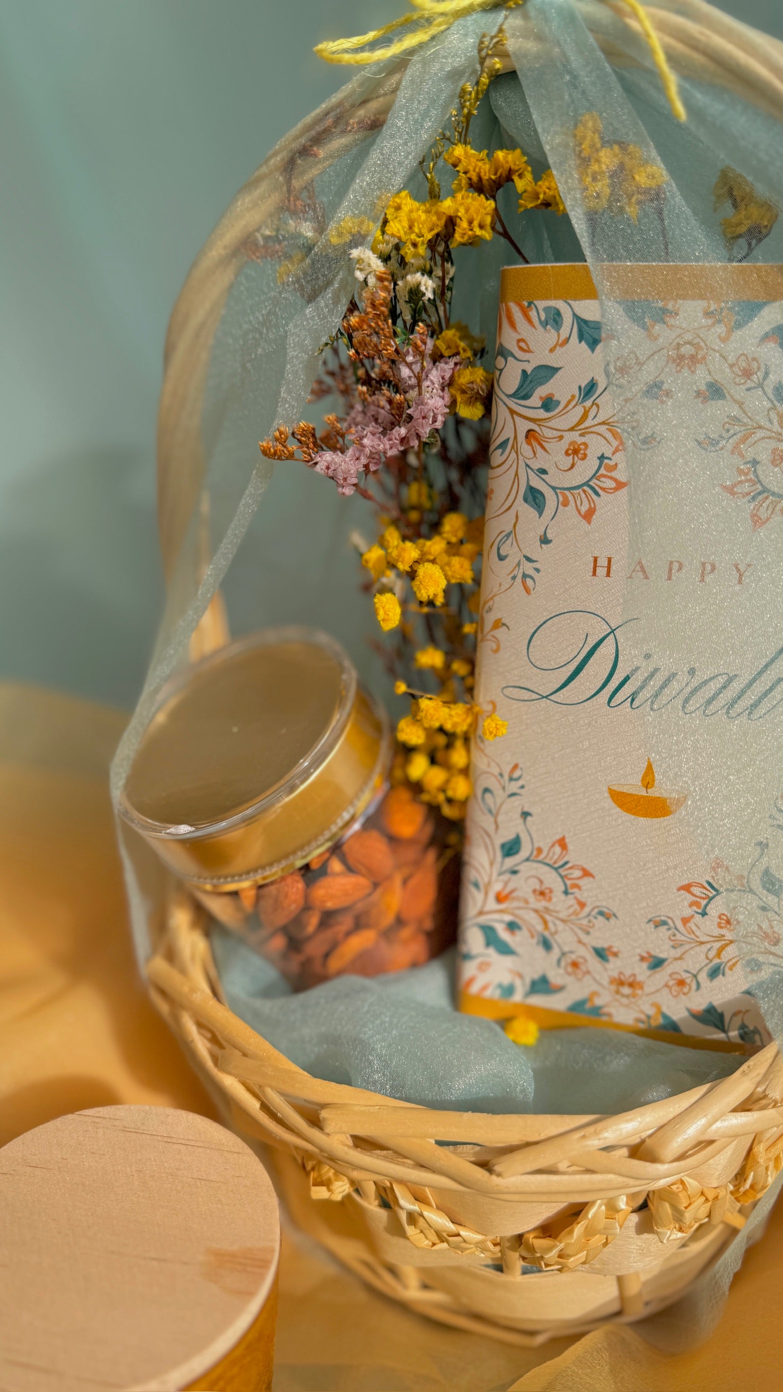 Marigold Mint Basket