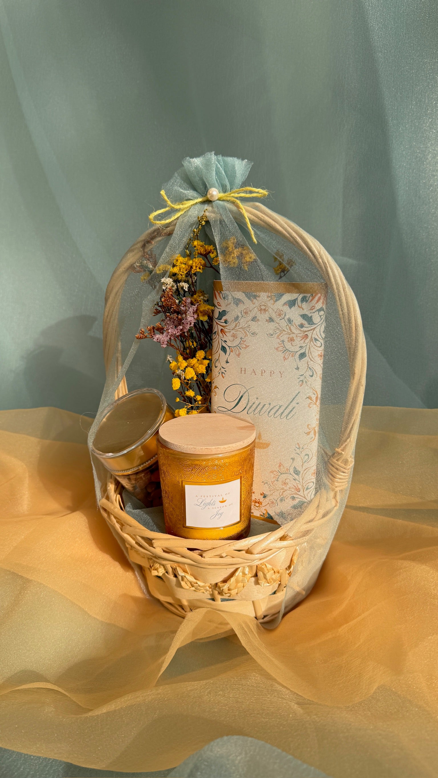 Marigold Mint Basket