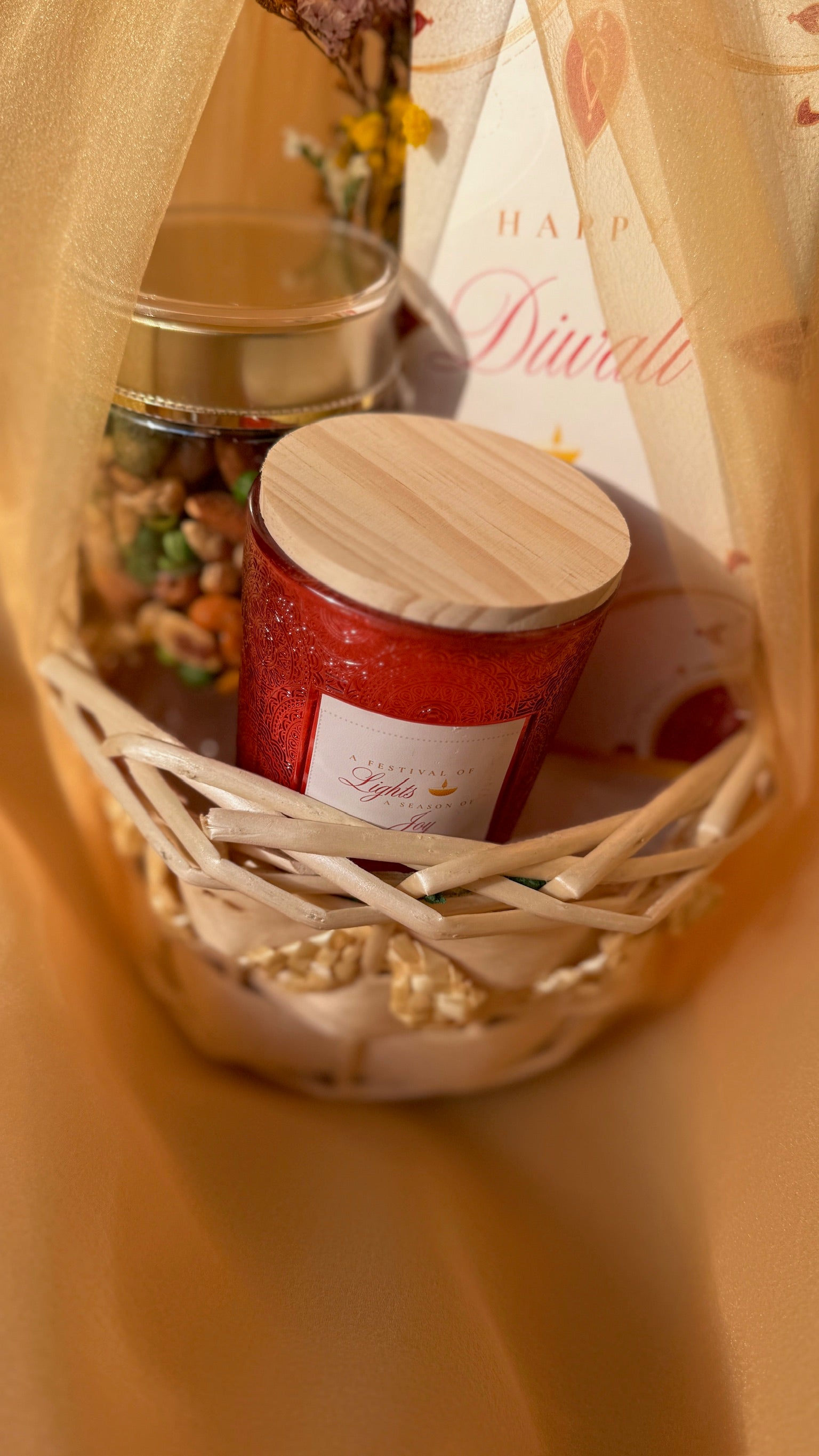 Saffron Gold Basket
