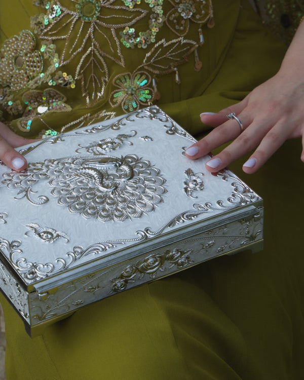 The Peacock Keepsake Box