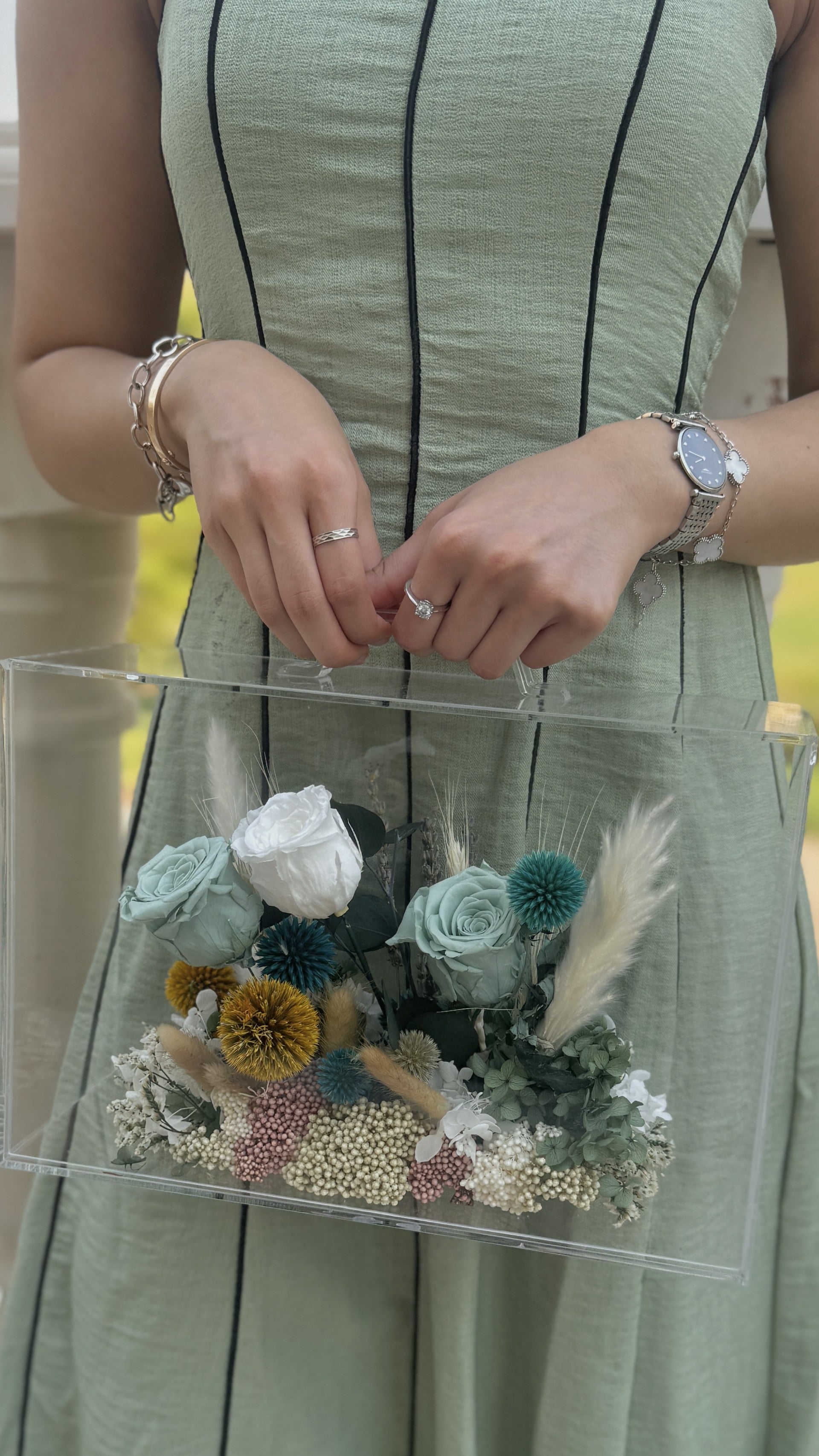 Ocean Green Eternal Bloom